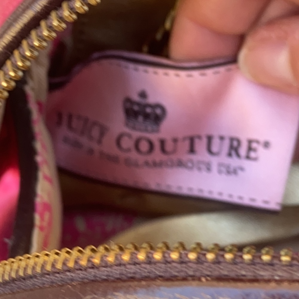 Juicy Couture Y2K PINK Velour REGAL COUTURE Bowler Bag RARE VINTAGE 2000’s - Picture 10 of 16